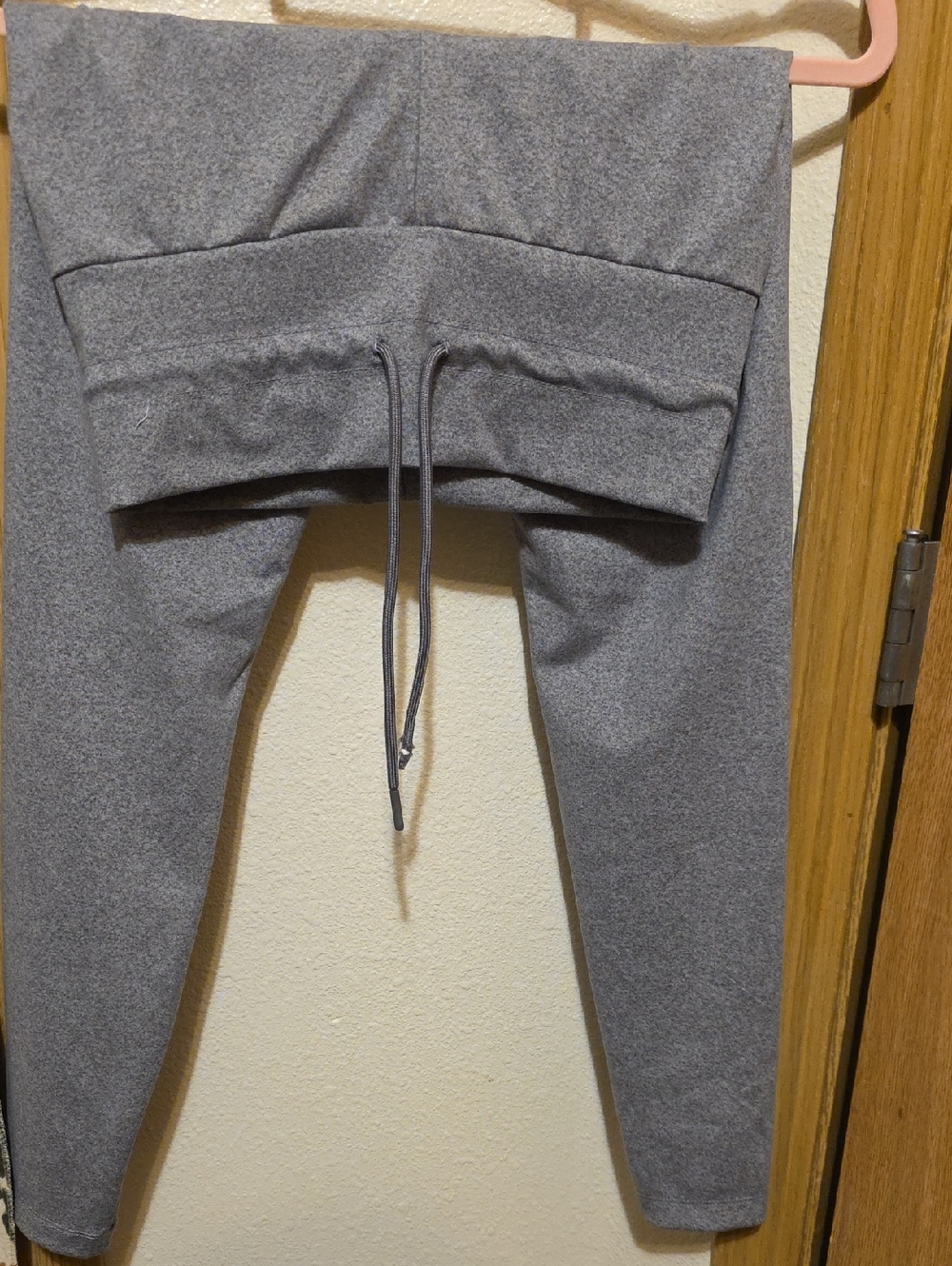 No Boundaries Heather Gray Kids Drawstring Leggings